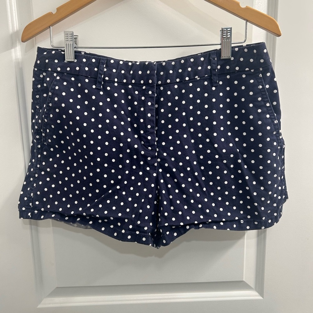 Elle Polka Dot Chino Shorts Sz 8